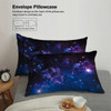 90gsm polyester fiber, dreamy starry sky printed skin friendly warm bedding set of three, 1 down duvet cover+2 pillowcases