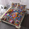 Colorful Cat Bedding Sets With Duvet Cover 3 Pieces Bedspreads With 2 Pillow Shams