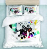 Gamepad Comforter Cover Gamer Bedding Set Teens Video Game Duvet Cover for Youth Kids Boys Modern Game Controller Bedspread
