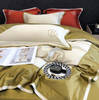 Luxury 1000TC Egyptian Cotton Bedding Set Embroidery H Duvet Cover Set with Sheet Comforter Covers Pillowcases Bed Linen