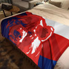 Russian Pride Bear CCCP Throw Blanket USSR Soviet Russia Living Room Bedroom Sofa Cover Bedspreads Flannel Soft Victory Blanket