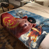 Russian Pride Bear CCCP Throw Blanket USSR Soviet Russia Living Room Bedroom Sofa Cover Bedspreads Flannel Soft Victory Blanket