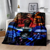 Singer The Weeknd print blankets Flange Warm blanket soft and comfortable home travel bed blanket picnic blankets birthday gift