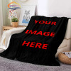 DIY Pictures Custom blanket Fashion Flannel Blanket children Christmas gift and Birthday Warm soft sofa bed