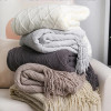 1.8M Nordic Knitted TV Blankets Bed End Decor Drop ShipShawl Sofa Blanket with Tassels Scarf Sofa Emulation Fleece Throw Blanket