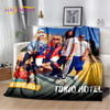 Tokio Hotel Rock Band Bill Kaulitz Blanket,Flannel Soft Throw Blanket for Home Bedroom Bed Sofa Picnic Office Hiking Leisure Nap