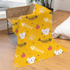 Animals Flannel Blankets Cartoon Cat Fish Bone 3D Printed Throw Blanket Office Nap Baby Comfort Blanket Dropshipping