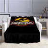 Jurassic Park Dinosaur Soft Throw Blanket Sublimation Cartoon Flannel Bedding Sofa Bedroom Decor for Teens Adult Gifts