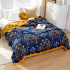 Nordic pastoral flower cotton blanket and throws sofa towel bed end blanket summer thin quilt Single double gauze soft bedspread