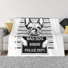 Cute French Bulldog Fleece Throw Blankets for Pets, Puppy, Sofa, Bed, Warm, Flannel, Bedding, Travel, Bedspreads