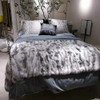 MS.Softex Winter Warm Natural Rabbit Fur Blanket Patchwork Real Rabbit Fur Throw Customized Soft Hand Made Drop Ship