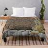Buddha Mandala Design Throw Blanket Designer Blanket Luxury Brand Blanket