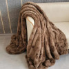 Faux Fur Mink Blankets Double Layers 100% Acrylic Soft Warm Thick Throw Sofa Bed Home Decoration Fleece Blankets
