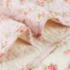 100% Cotton Patchwork Quilt Full Size Pink Floral Bedspread Coverlet Reversible Home Bed Cover Shabby Chic Quilted Blanket Throw