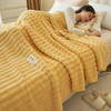 New Style Rabbit Plush Blanket Warm Blankets for Beds Soft Coral Fleece Sofa Throw Blanket Comfortable Thicken Bed Sheet