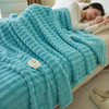 New Style Rabbit Plush Blanket Warm Blankets for Beds Soft Coral Fleece Sofa Throw Blanket Comfortable Thicken Bed Sheet