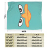 Perry The Platypus Mask Blankets Soft Warm Flannel Throw Blanket Cover for Bed Living room Picnic Travel Home Couch