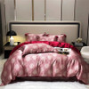 Mulberry Silk 4 Pieces Comforter Bedding Set, 1PC Duvet Cover, 1PC Bed Sheet, 2PCS Pillowcases, Luxury Home Textiles Bedclothes