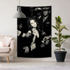 90x150cm Lana Del Rey Flag Tapestry, Religious Tapestry, Wall Decoration, Aesthetic Room, Art Deco Tapestry Dormitory