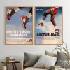 Basketball Shoes Poster Wall Art Retro Style Home Decor Painting Classic Sports Mural Pictures Printed Artwork