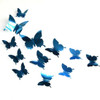 12Pcs/lot 3D Butterfly Mirror Wall Sticker Decal Wall Art Removable Wedding Decoration Kids Room Decoration Sticker