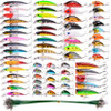 Aorace Fishing Lure Set Fishing Hard Bait Mini Minnow Floating Swing Crankbait Crazy Wobblers Artificial Bionic Crank Lures