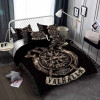 Viking Duvet Cover Set Mjollnir Bedding Set Scandinavian Folklore Motifs Northern Germanic Culture Comforter Cover Pillowcases