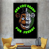 Fnaf Five-nights-At-Freddys Anime Poster Kraft Paper Vintage Poster Wall Art Painting Study Stickers Big Szie Wall Painting
