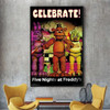 Fnaf Five-nights-At-Freddys Anime Poster Kraft Paper Vintage Poster Wall Art Painting Study Stickers Big Szie Wall Painting