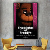 Fnaf Five-nights-At-Freddys Anime Poster Kraft Paper Vintage Poster Wall Art Painting Study Stickers Big Szie Wall Painting