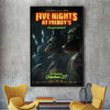 Fnaf Five-nights-At-Freddys Anime Poster Kraft Paper Vintage Poster Wall Art Painting Study Stickers Big Szie Wall Painting