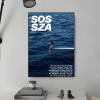 Hot Singer SZA Sos Music Album POSTER Canvas HD Print Personalized Wall Art Custom Painting