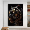 Abstract Black Gold Animal Poster No Framed Poster Kraft Club Bar Paper Vintage Poster Wall Art Painting Bedroom Study Stickers