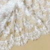 Soft mesh embroidery flower tulle lace fabric DIY dress skirt wedding veil gauze by the yard