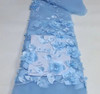 13 Color Beads 3D Flower Stapled Lace Fabric Wedding Dress DIY Children's Clothing Sewing Fabric RS4183