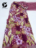 3D Tulle Lace Fabric, Embroidered Applique, African Nigerian Fabric for Sewing, Latest, S1039, 2024, Latest, S1039