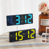 Voice Control Digital Alarm Clock Date TEMP Night Mode Snooze Table Clock Anti-disturb Funtion 12/24H Electronic LED Clocks