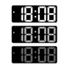 Colorful Led Electronic Alarm Clock 3 Levels Adjustable Brightness Time Date Temperature Display Large Screen Table Clocks