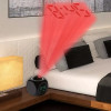 1pc Multifunction Projection Chime Clock LED Light Alarm Clock Voice Prompt Temperature Chime Clock Projection Clock