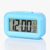 LED Digital Alarm Clock 12/24 Mode Electronic Digital Alarm Screen Desktop Clock Date Temperature Display with Night Lighting