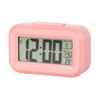 LED Digital Alarm Clock 12/24 Mode Electronic Digital Alarm Screen Desktop Clock Date Temperature Display with Night Lighting