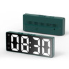 LED Alarm Clock Electronic Student Digital Clock Voice Control Dual Snooze 12/24H Dual Alarms Temperature Mute Table Clock