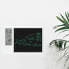 Digital Clock Rechargeable LCD Handwriting Tablet Drawing Board Electronic Writing Calendar Office Home Desk Decoration