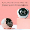 Expression Cartoon Bedside Clock Snooze Digital Light Night Alarm Voice Child Control