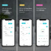 Smart APP Wake Up Clock Light WiFi Graffiti Sunrise Alarm Clock Simulation Dual Alarm Clock FM Radio Dimmable Bluetooth