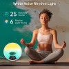 Smart APP Wake Up Clock Light WiFi Graffiti Sunrise Alarm Clock Simulation Dual Alarm Clock FM Radio Dimmable Bluetooth