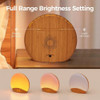 Wooden Sunrise Simulation Alarm Clock, Sound Machine Night Light, 26 Soothing Sounds for Sleeping, Dimmable Clock Free Shipping
