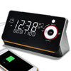 Bedside Alarm Clock with DAB & FM Radio,Dual Alarms Snooze Dimmable LCD Display Night Light, Bluetooth Type-C and USB Charging