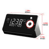 Bedside Alarm Clock with DAB & FM Radio,Dual Alarms Snooze Dimmable LCD Display Night Light, Bluetooth Type-C and USB Charging