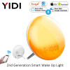 WiFi Smart Wake Up Light Alarm Clock Wireless Remote Control Tuya Sunrise Sunset Simulation 4 Alarm Clock Alexa Google Home